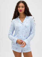 Moon & stars modal short pyjama set