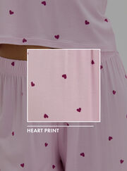 Heart modal long pyjama set