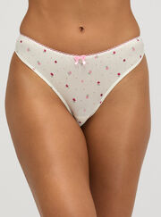 Freya floral brazilian knickers