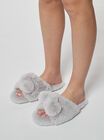 Bow slider slippers