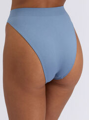 High leg seamfree brazilian knickers