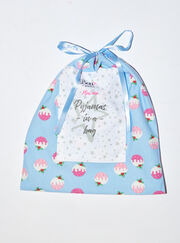 Kids fleece pudding pyjamas in a bag