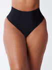 Bonded high-waisted thong