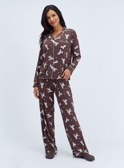 Dalmation modal long pyjama set