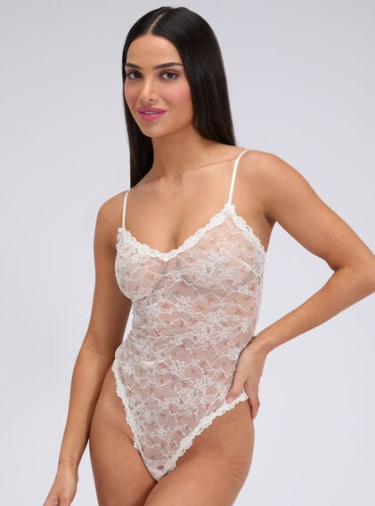 Delphine sheer lace floral body