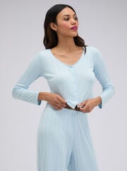Pointelle cardigan