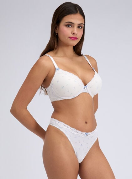 Daphne floral print thong