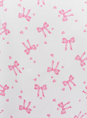 Bow satin pyjama set