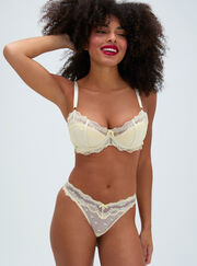 Faye spot mesh briefs