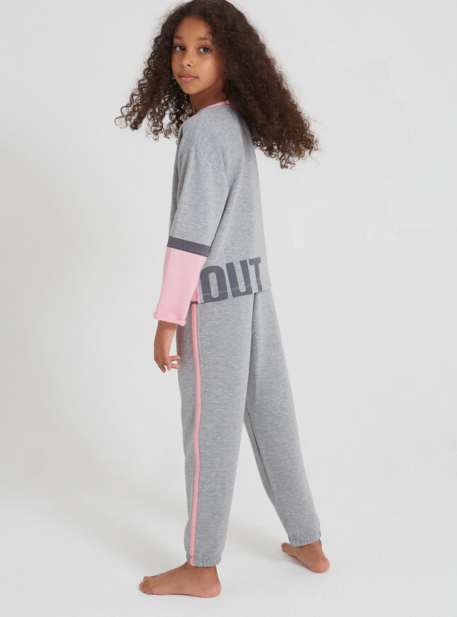 Girls Chill Out Pyjama Set | Boux Avenue