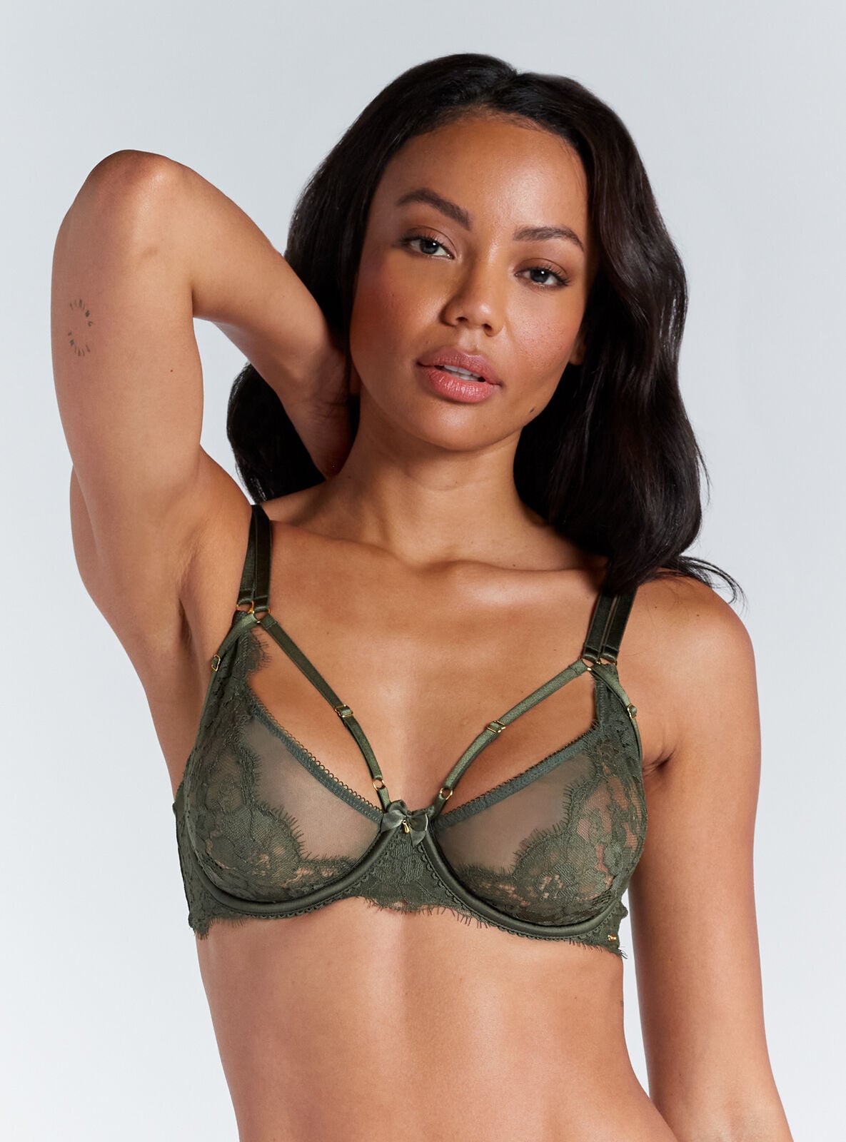 Boux Avenue Balconette Bra Mila Women's Lace Ladies Lingerie Adjustable Straps-image