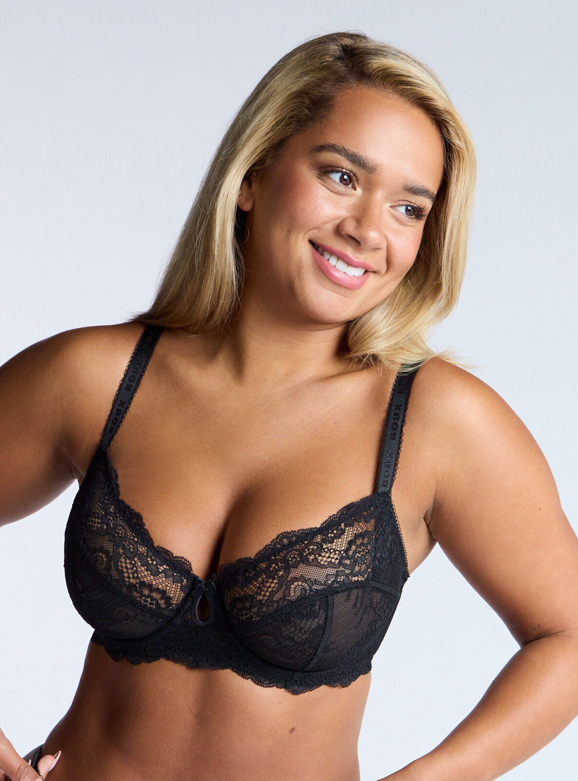 Boux Avenue Balconette Bra Women's Gracey Sheer Brassiere Ladies Sexy Lingerie-image