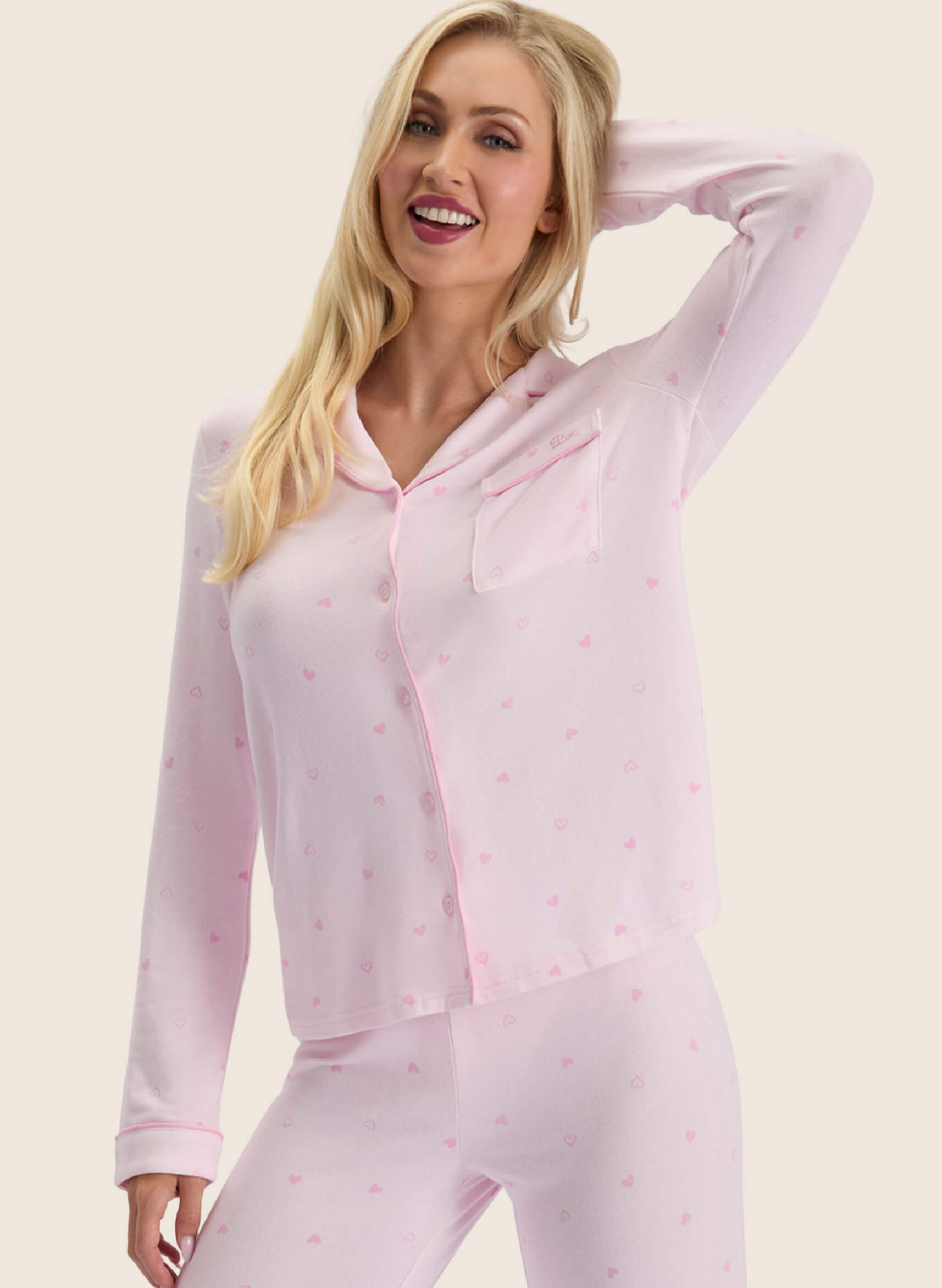 Heart supersoft long pyjama set