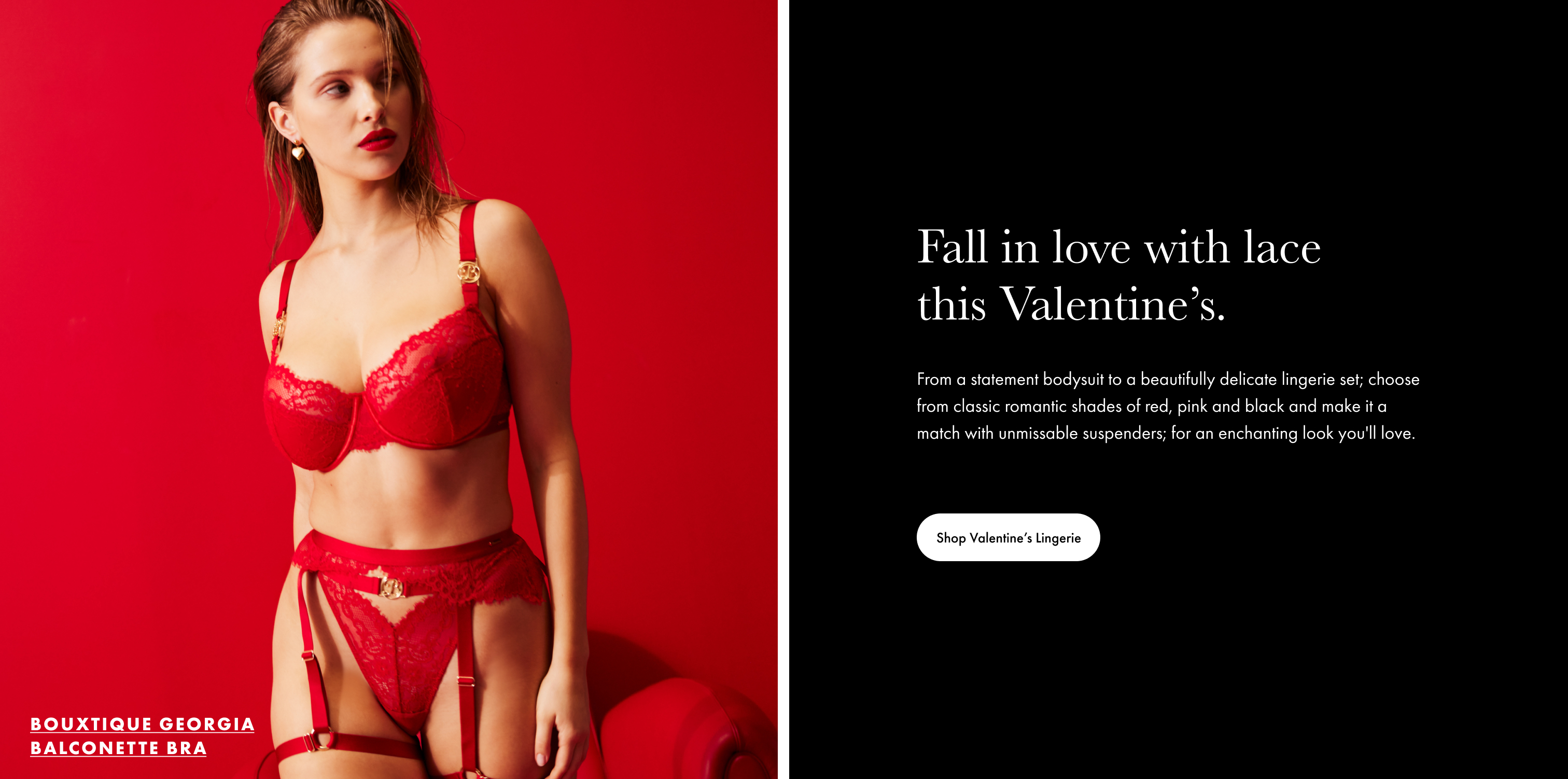 Shop Valentines Lingerie