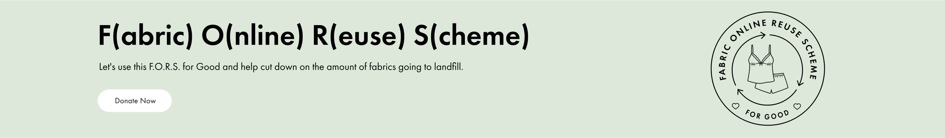 Fabric Online Recycling Scheme- Donate Today