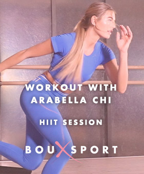 hiit session with Arabella Chi