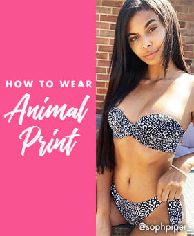 How to wear animal print