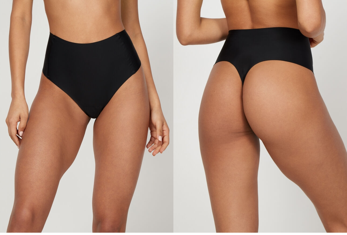 Bonded High Waisted Thong