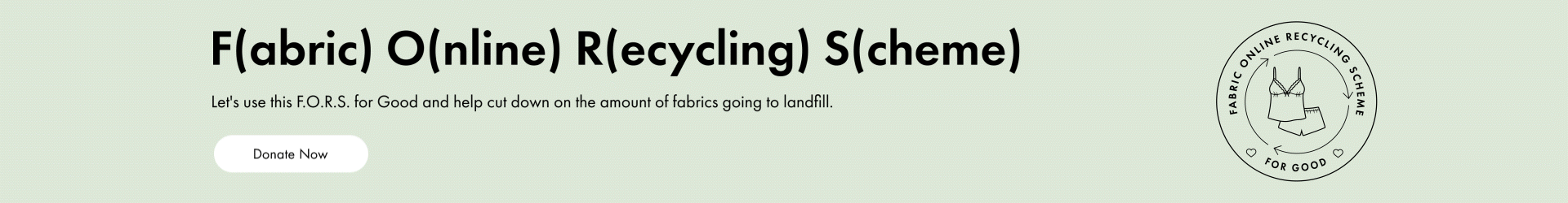 Fabric Online Recycling Scheme- Donate Today
