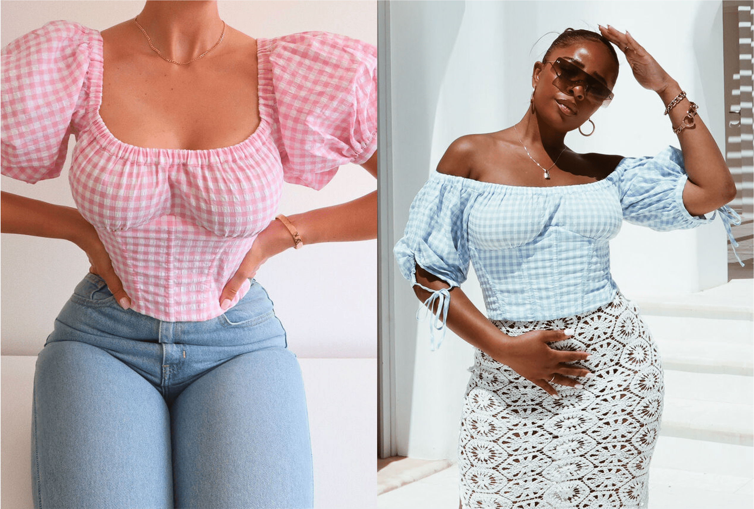Off the shoulder corset top