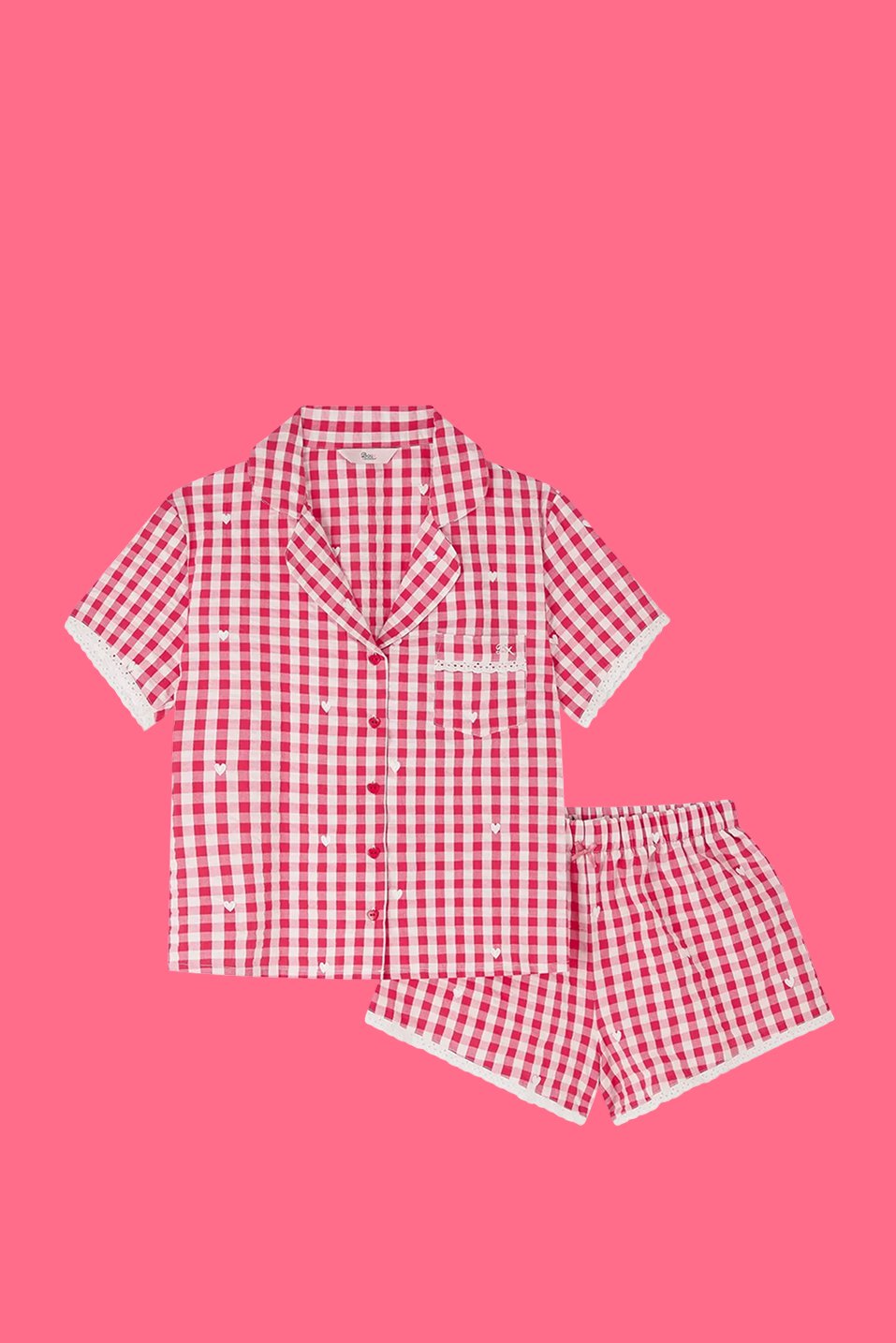 Gingham PJ Set