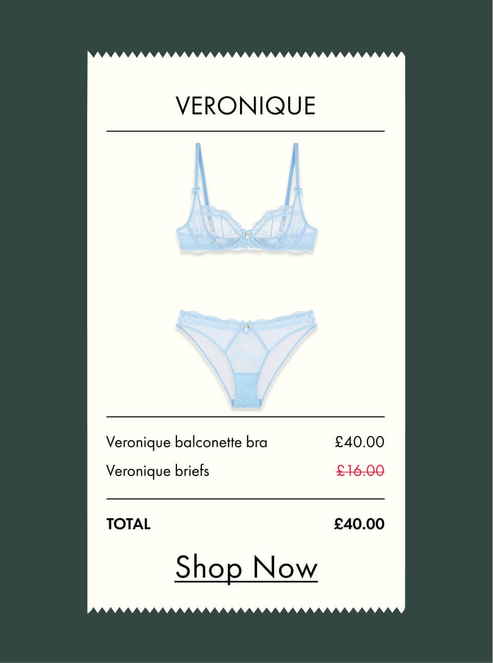 Veronique sheer lace balconette lingerie set