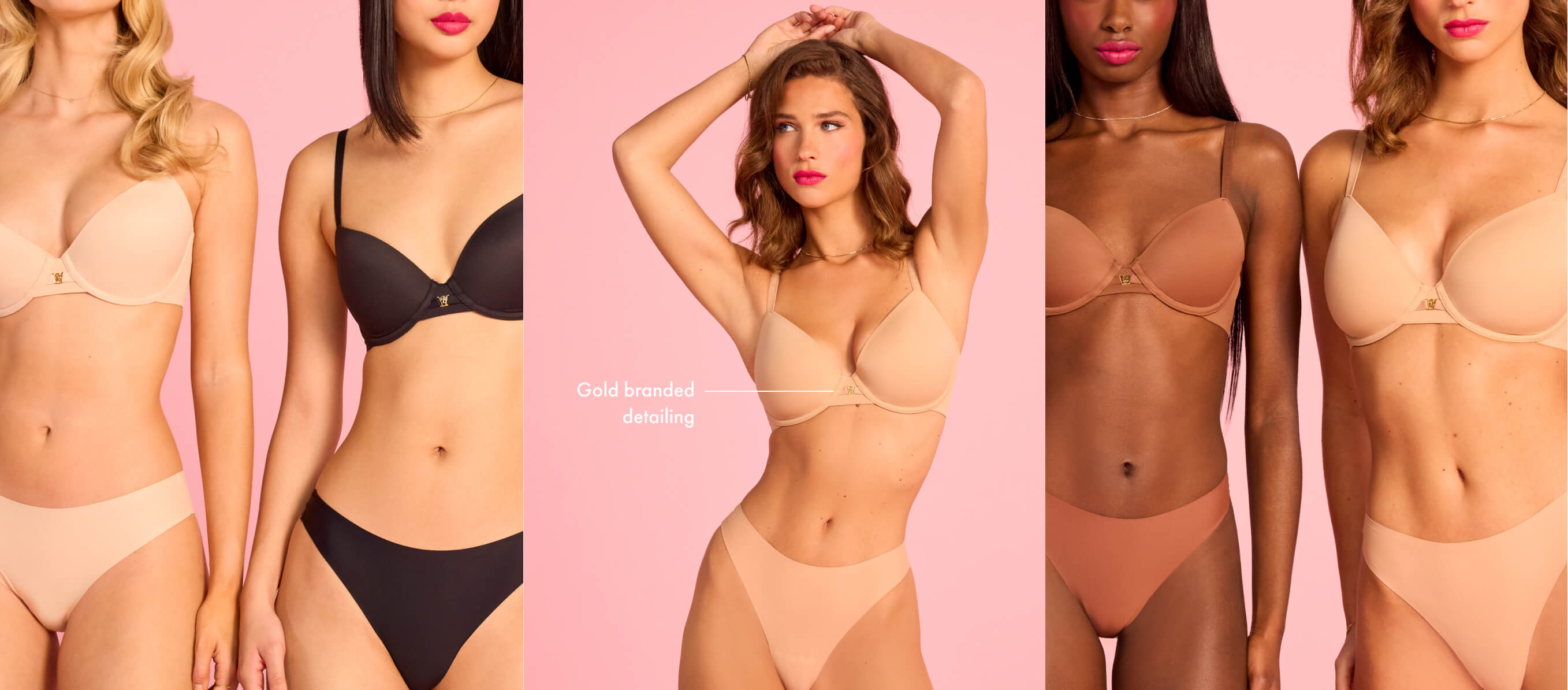 Ultra light microfibre plunge t-shirt bra