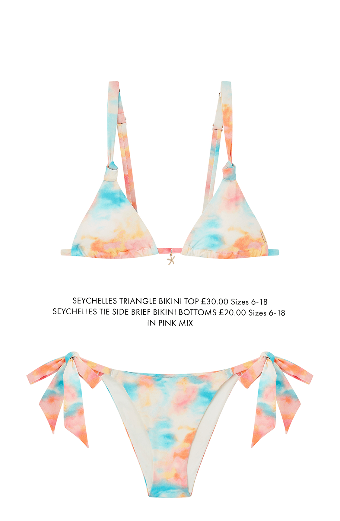 Cutout- Seychelles Bikini in multi Cutout- Seychelles Bikini in multi