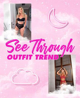 Sheer clothing trend