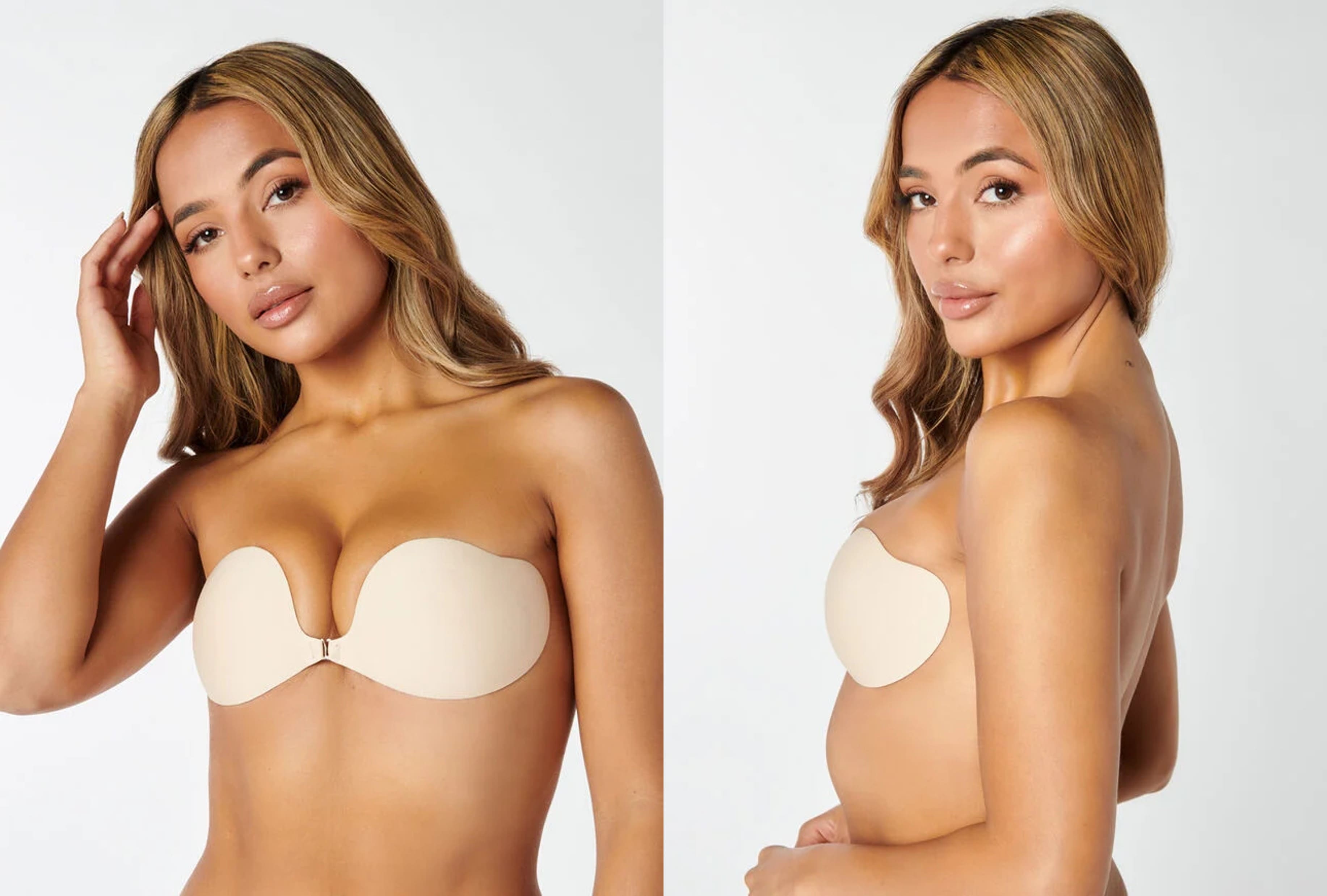 Perfection Cleavage Boosters - Women's Clear Silicone Bra Push Up