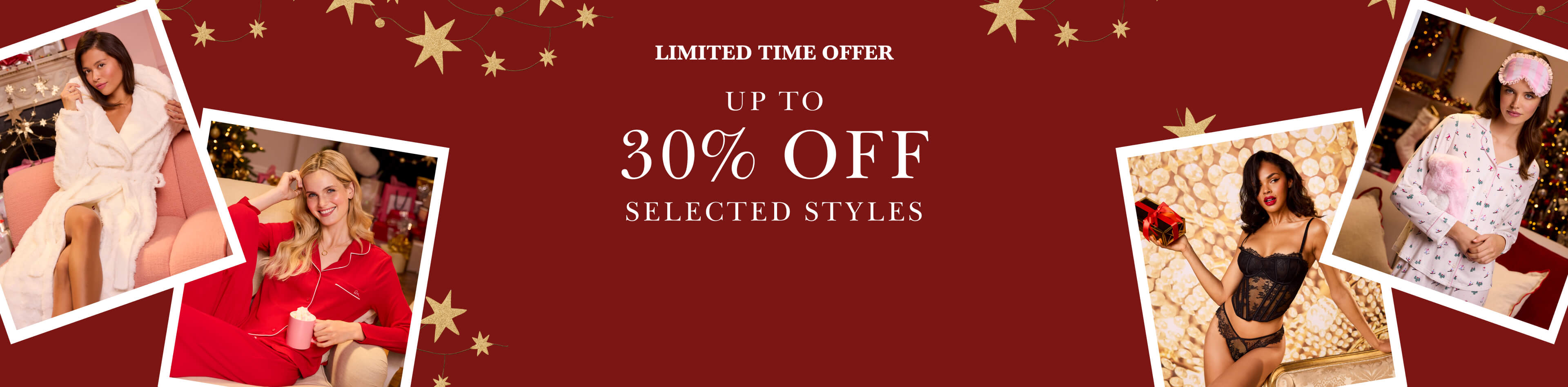30% off Selected Styles- Shop Now<