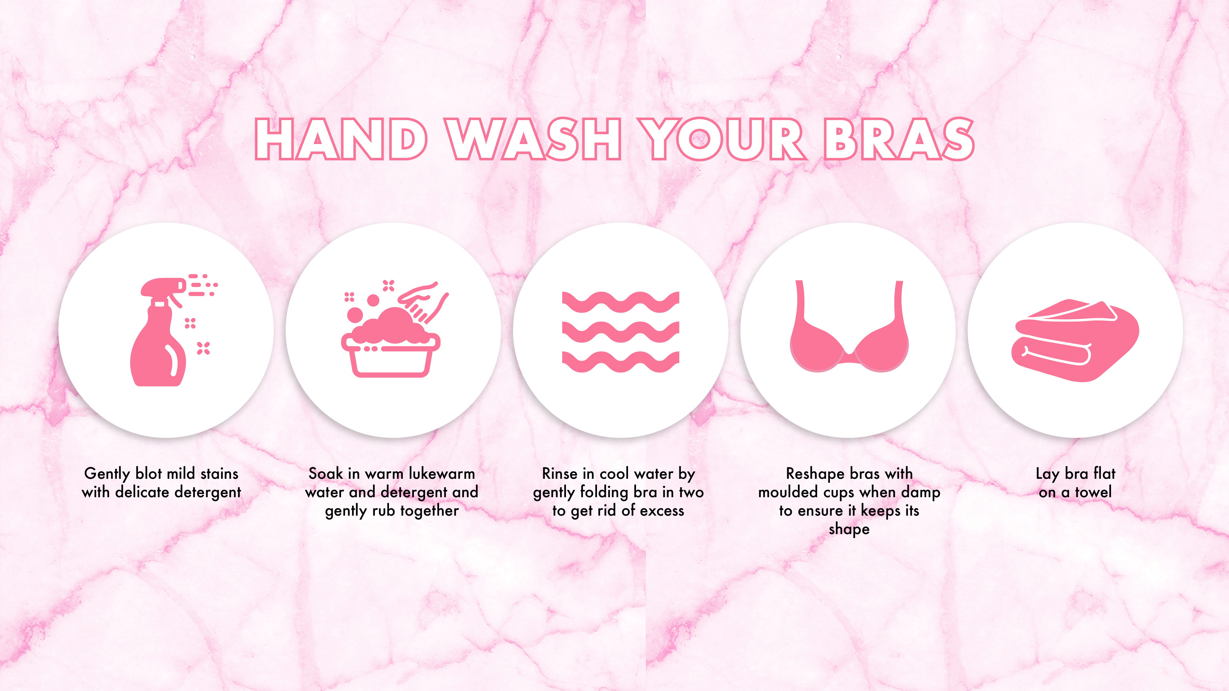 hand wash your bra instructions