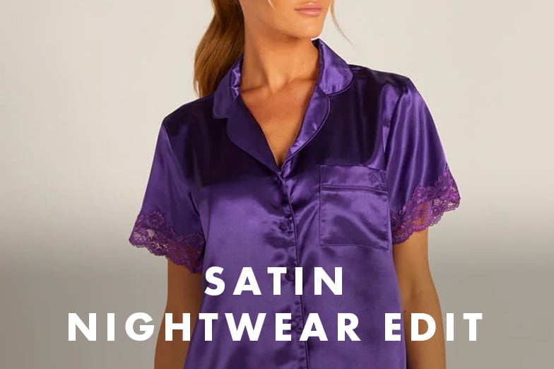 Satin nightwear
