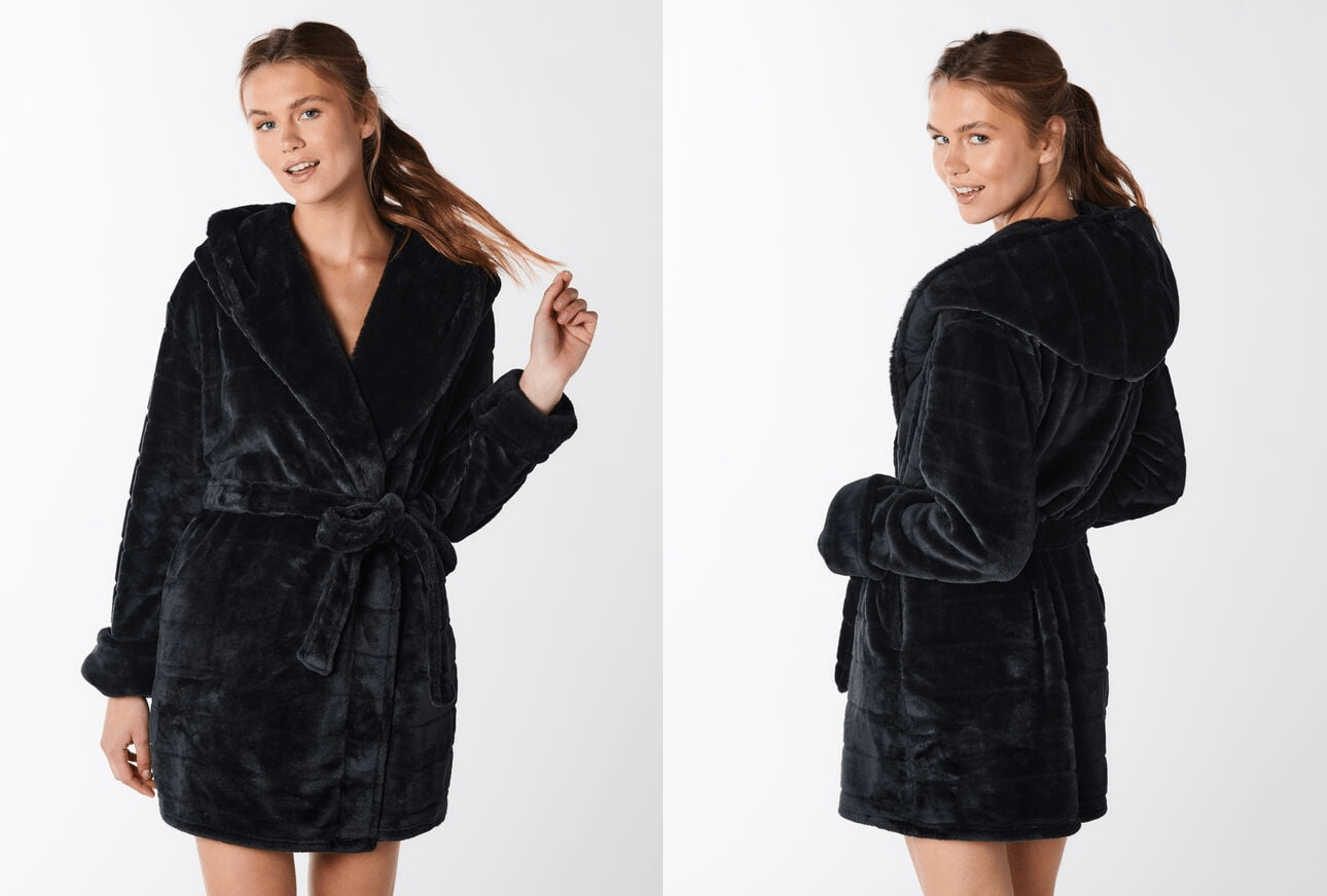 Dream Satin™ Zebra Short Dressing Gown