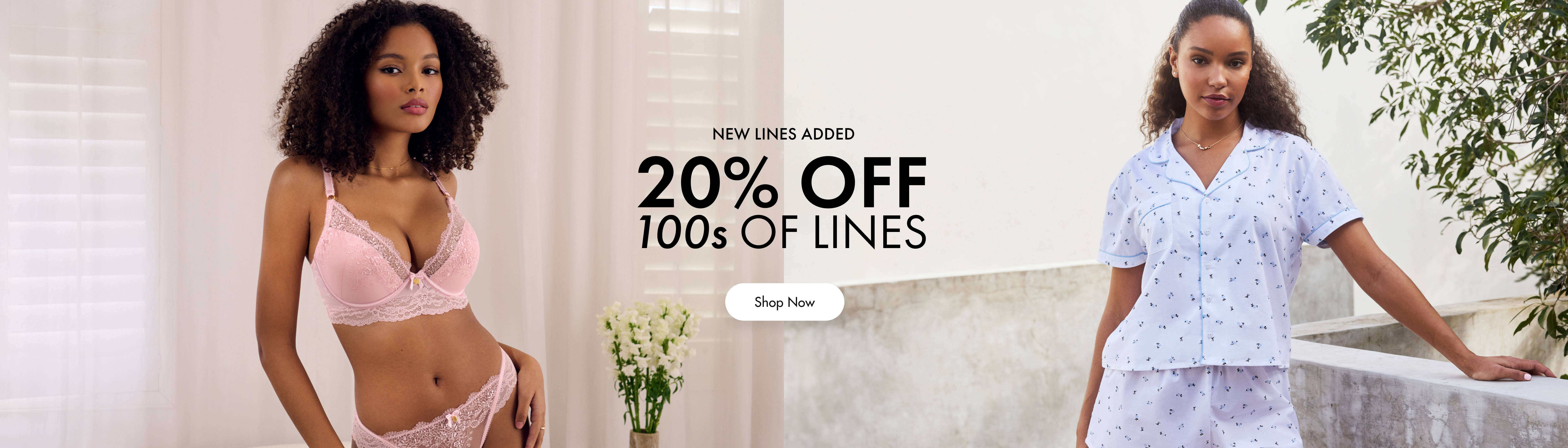 20% off selected Lines. Shop Now