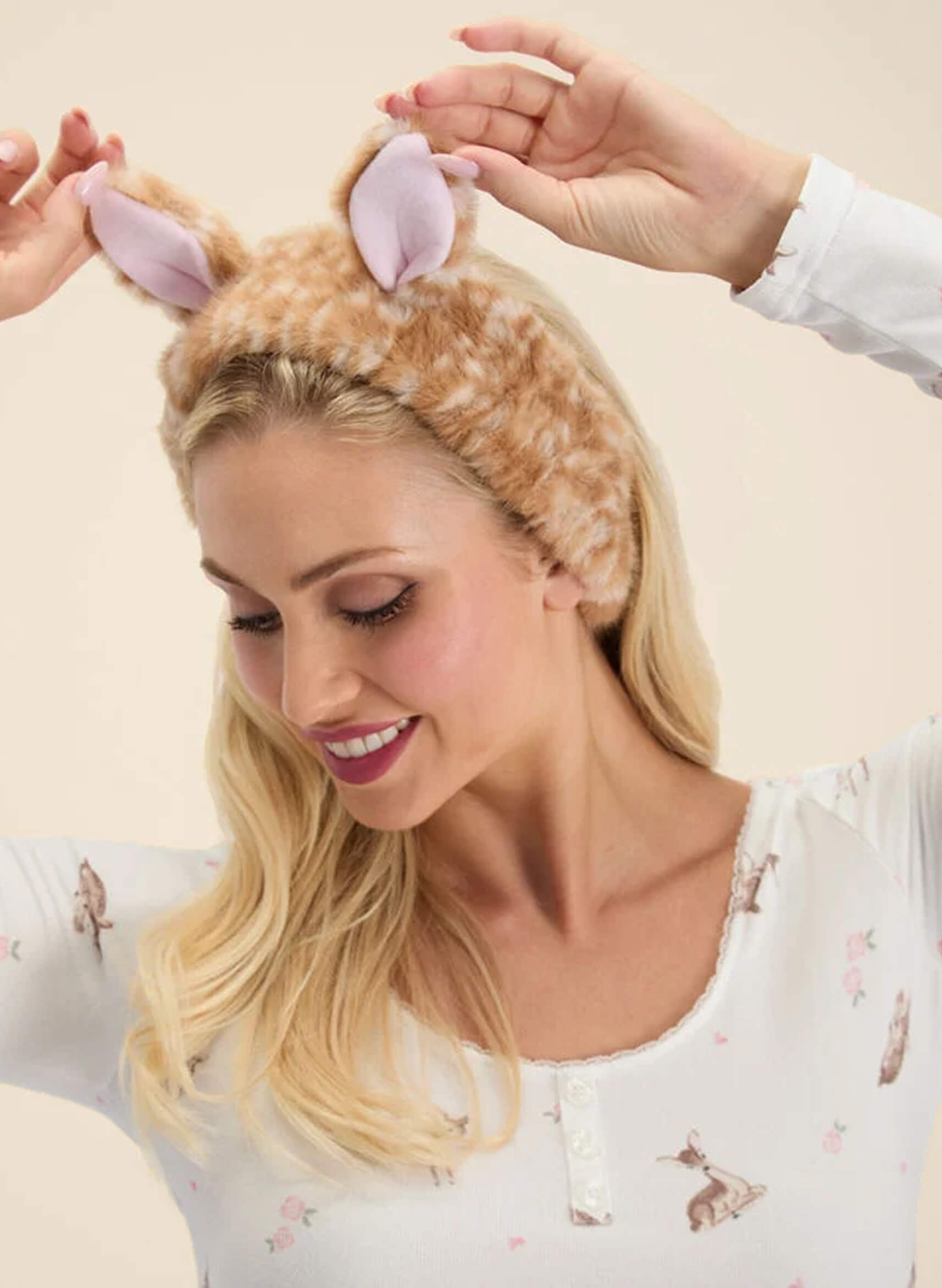 Deer plush beauty headband 