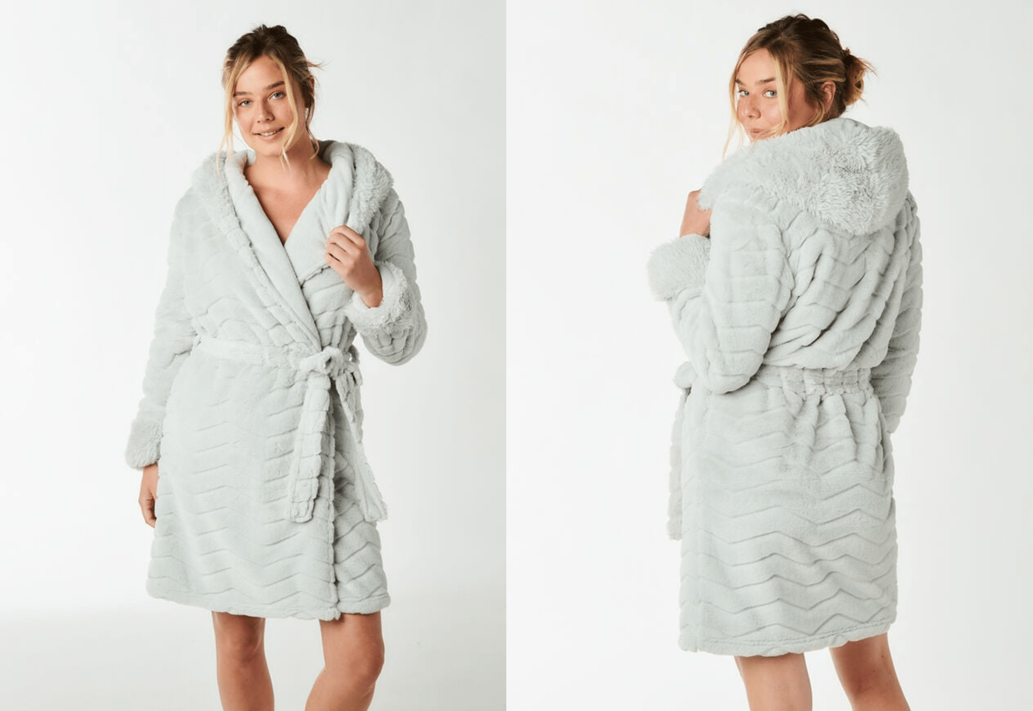Grey dressing gown topshop on sale