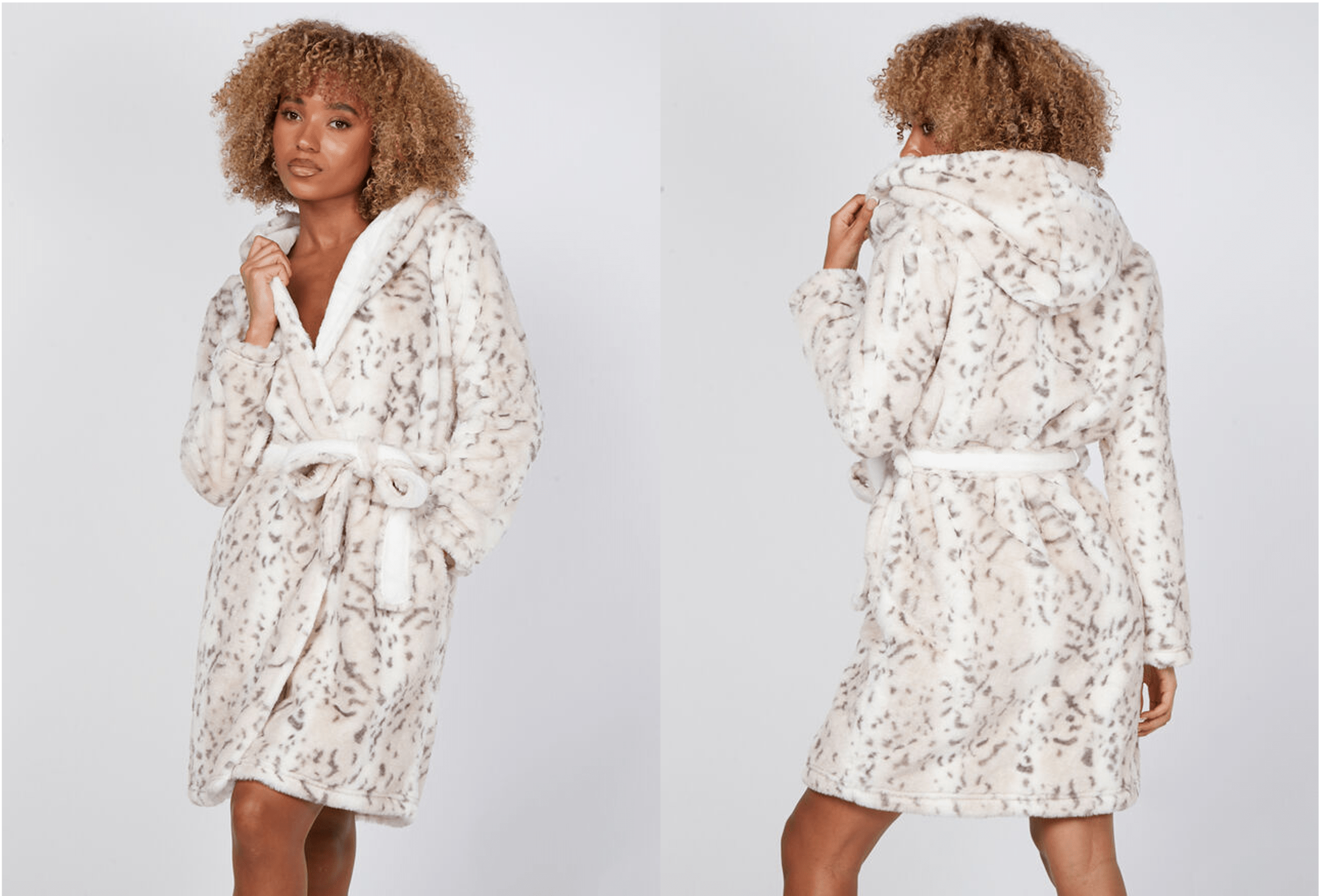 Animal Print Dressing Gown