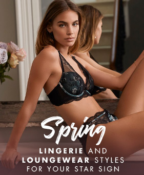 Spring lingerie and loungewear styles for your star sign