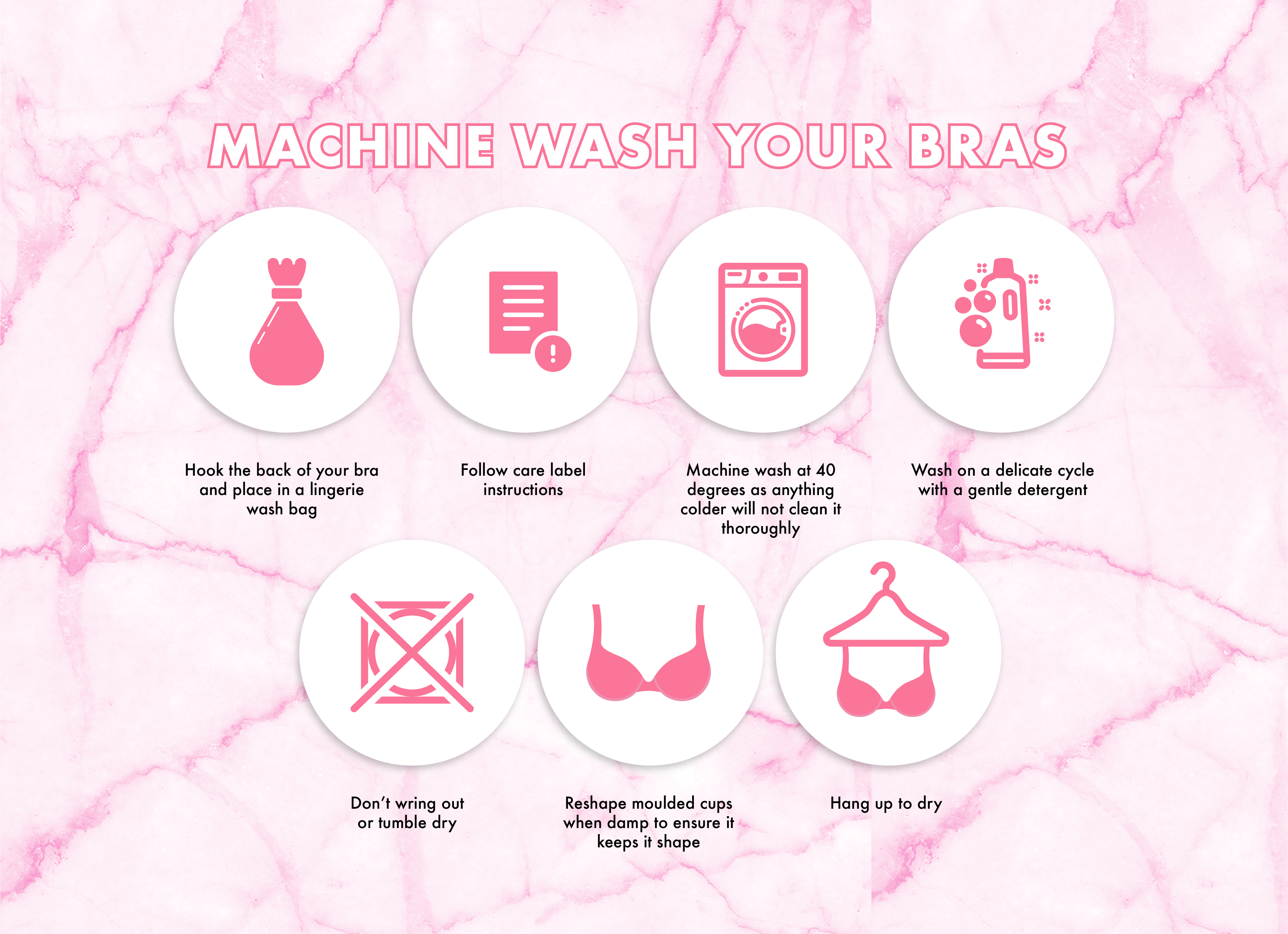 how to wash your bra instructions