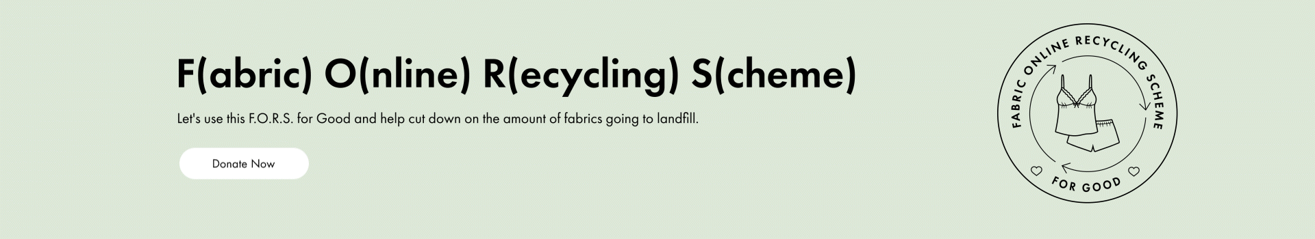 Fabric Online Recycling Scheme- Donate Today
