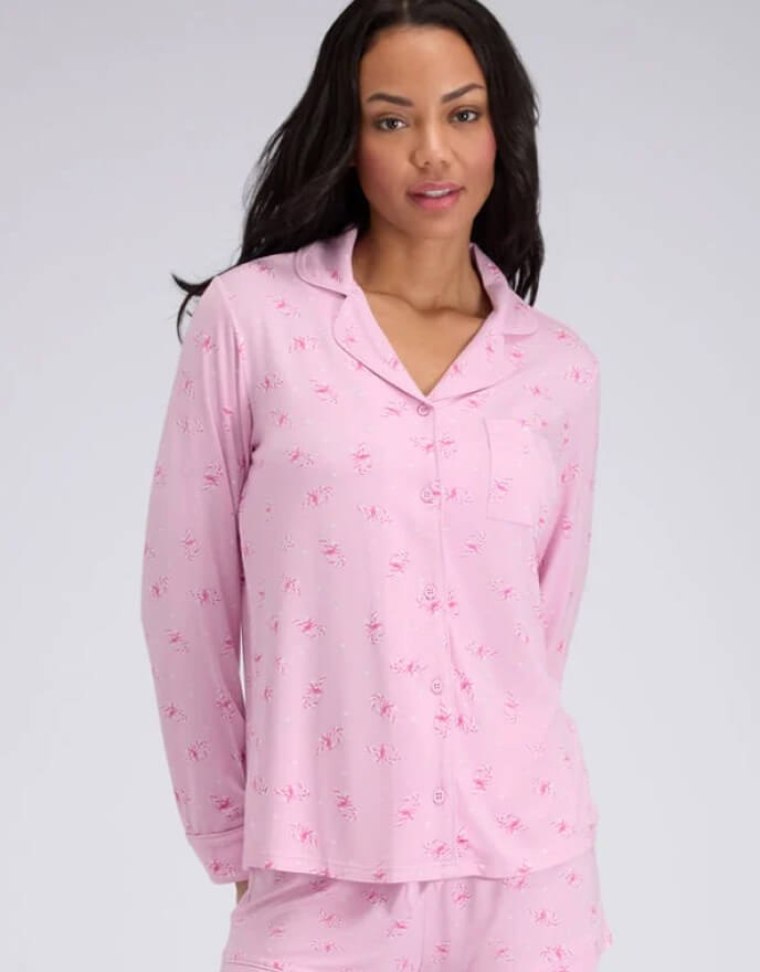 Candy cane modal short pyjama set - Pink Mix Candy cane modal short pyjama set - Pink Mix