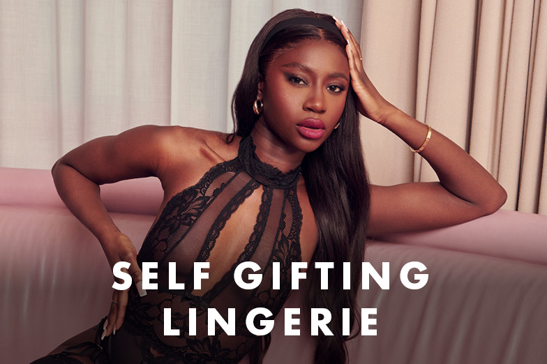 Self gifting lingerie
