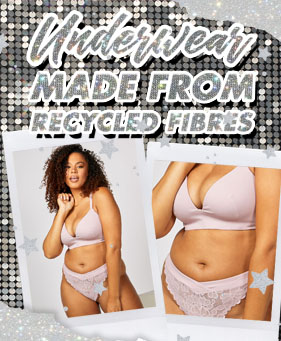Underwear made from recycled fibres