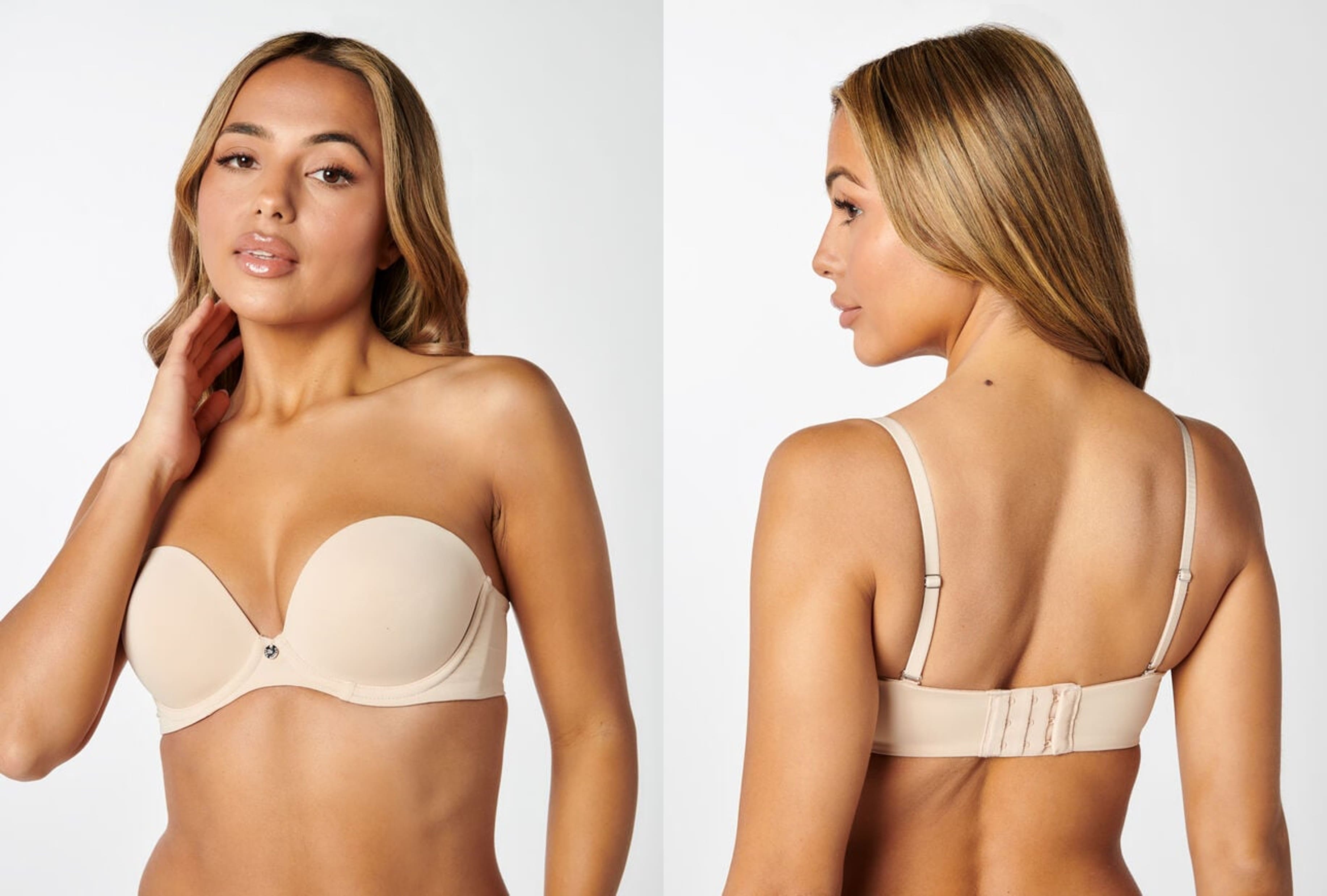 What bra should I wear with a square neck dress, preferably pushup