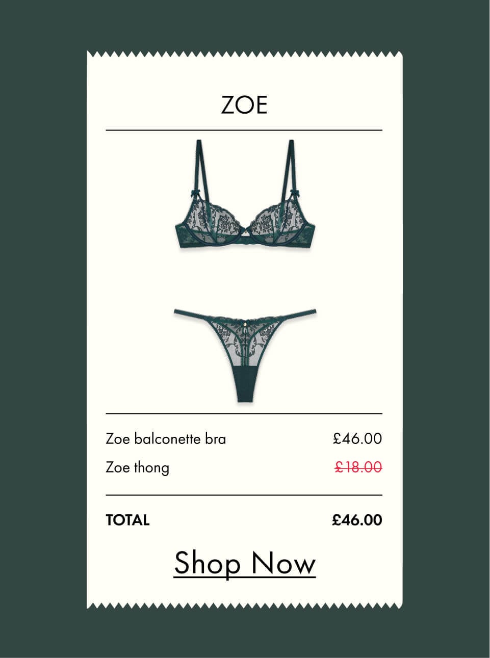 Zoe sheer embroidered balconette lingerie set