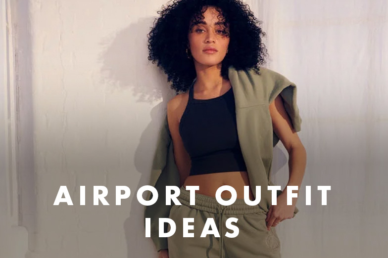 Comfy airport outfits